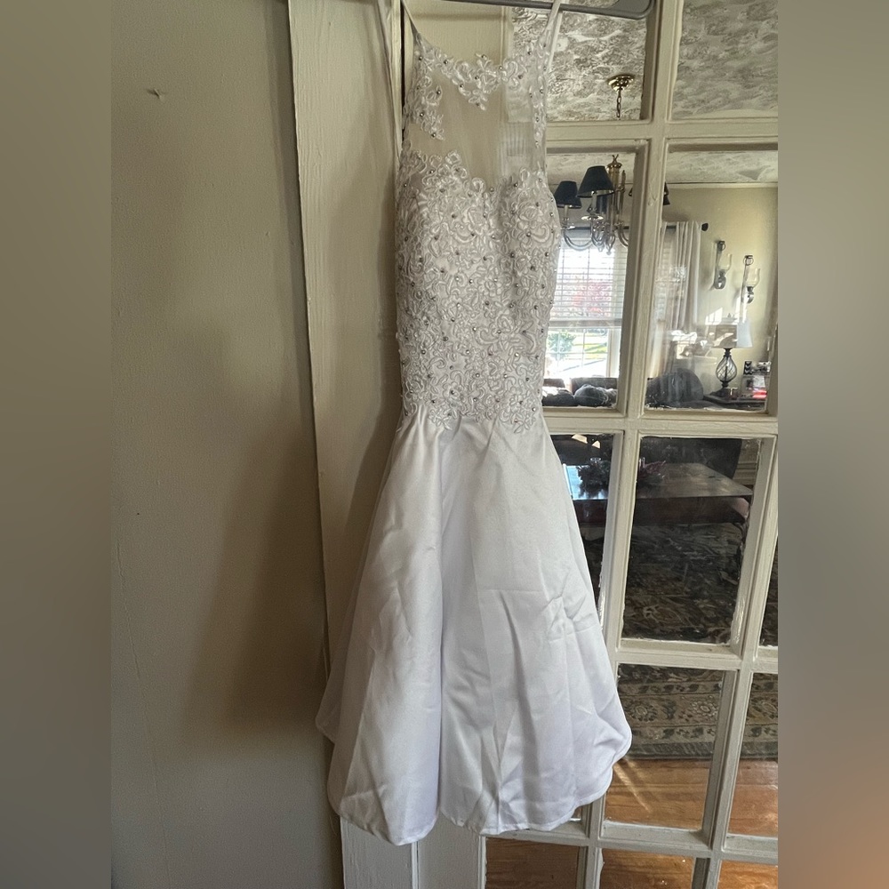 Prom Formal Dress White